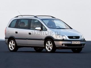 Opel Zafira A 1999, 2000, 2001, 2002, 2003 годов выпуска 1.8 (116 л.с.)