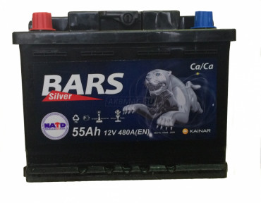 Барс 6СТ - 55 АПЗ SILVER  